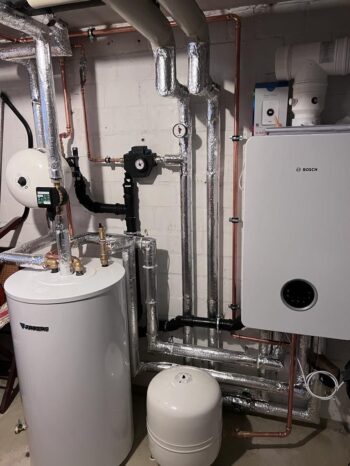 Moderne Gasbrennwertanlage